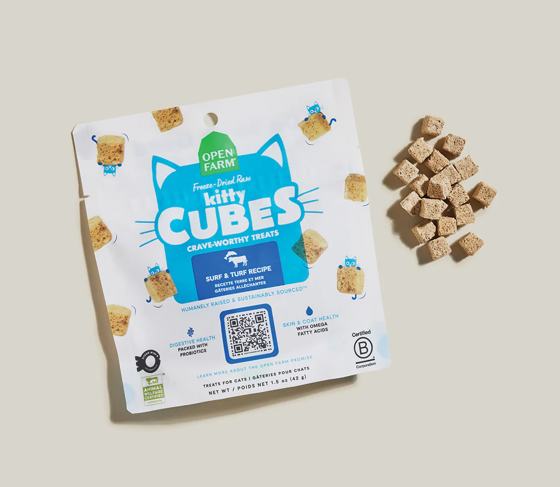 Open Farm Surf & Turf Kitty Cube Treats for Cats - Image 5