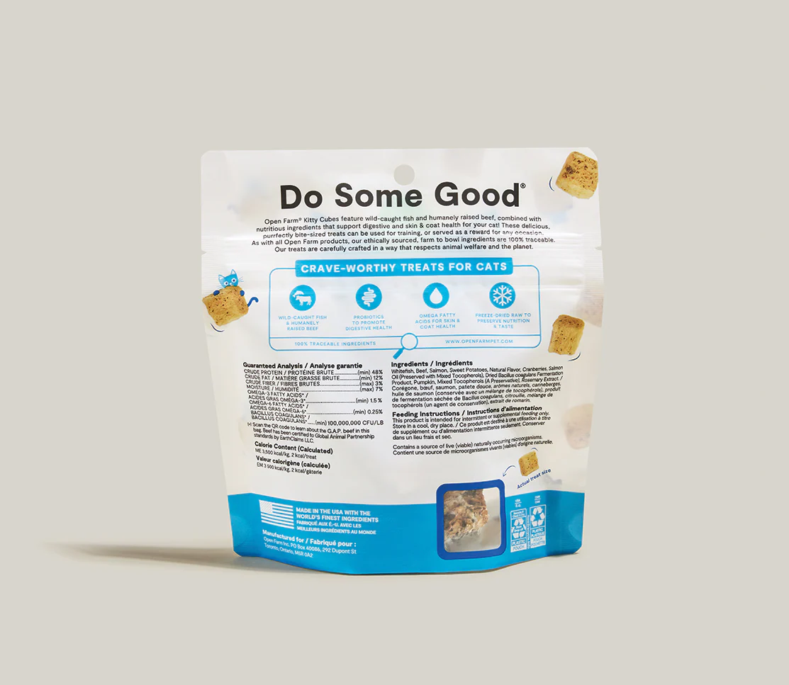 Open Farm Surf & Turf Kitty Cube Treats for Cats - Image 6