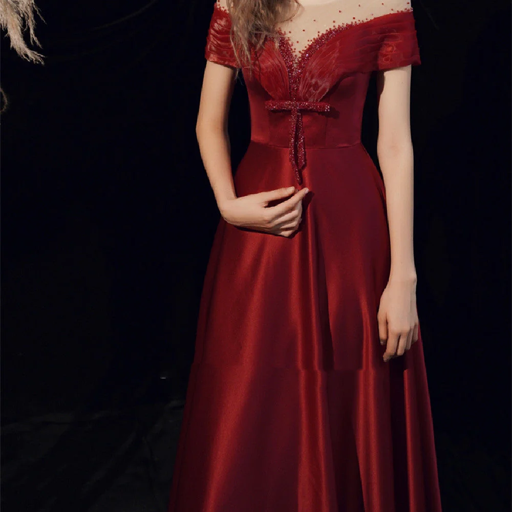 Women's Fashion Banquet Wedding Dress - Image 4